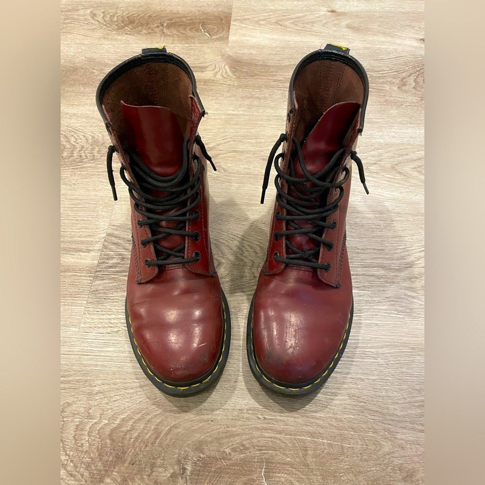 Dr Marten 1460 smooth Oxblood leather size 10
